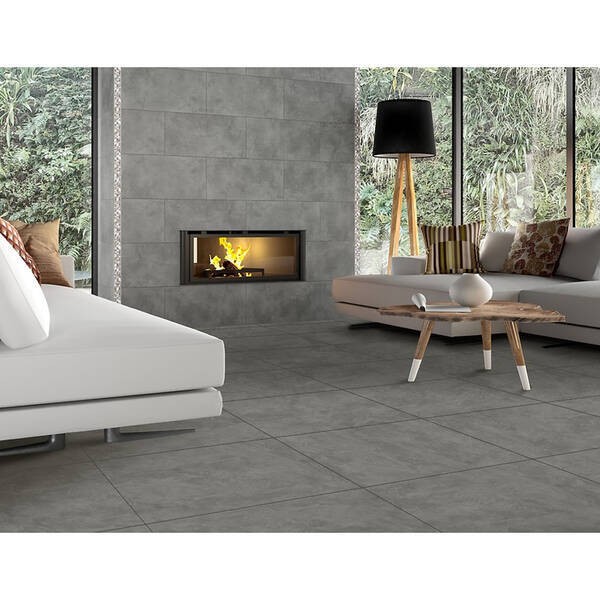 GPTU 603 GREY MATT RECT SILVER PEAK CERSANIT плитка фото 1