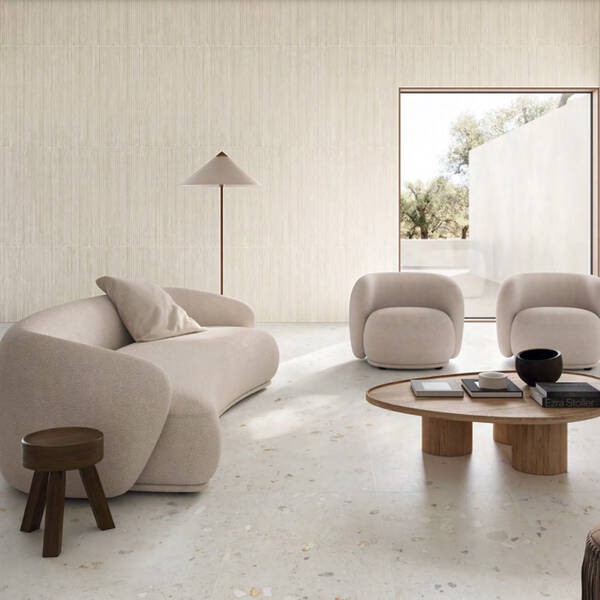 FL01BAC I CEMENTI WHITE CIOTTOLO SQ. 120X60 ITALGRANITI фото 1