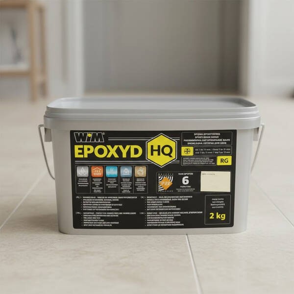 Зат WIMEPOXYD HQ 2/63 2кг слонова кістка WIM-Epoxyd фото 2