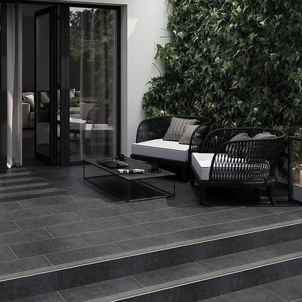 HIGHBROOK DARK GREY STEPTREAD CERSANIT плитка фото 1