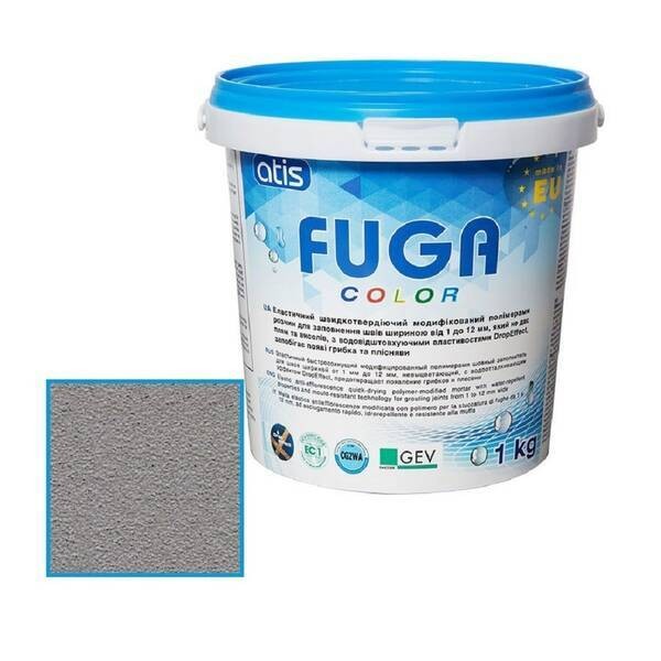 Зат Atis Fuga Color A 112/1кг сірий ATIS FUGA
