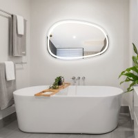 5416090 Style Асиметричне дзеркало 900х600 з LED підсвіткою та тачсенсором (1 сорт) DEVIT фото 1