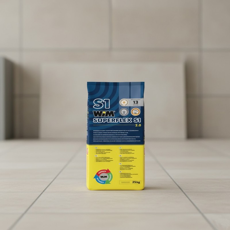 Клей  WIM SUPERFLEX S1/25кг  (сірий) (1 сорт) WIM фото 1