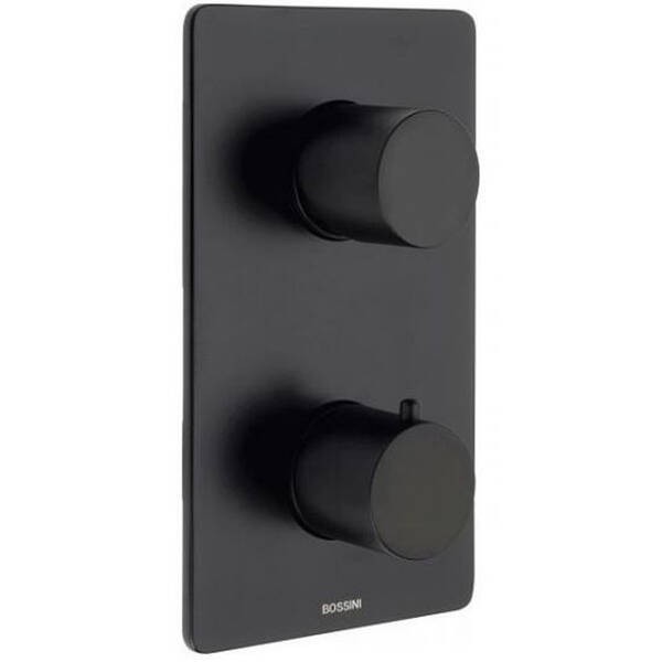 Z00002000073005 TEO LINE Зовнішня частина термостатичного змішувача, mat black Bossini