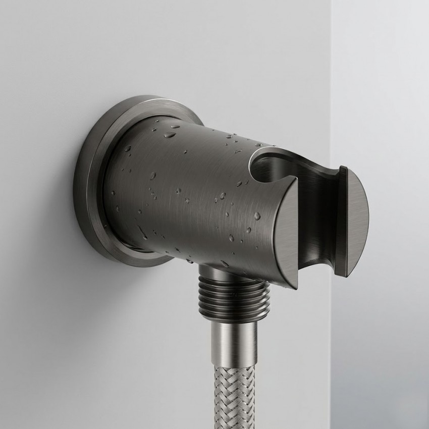 26658AL0 Rainshower Підключення душового шлангу з тримачем, графіт Brushed Hard Graphite (1 сорт) GROHE фото 4