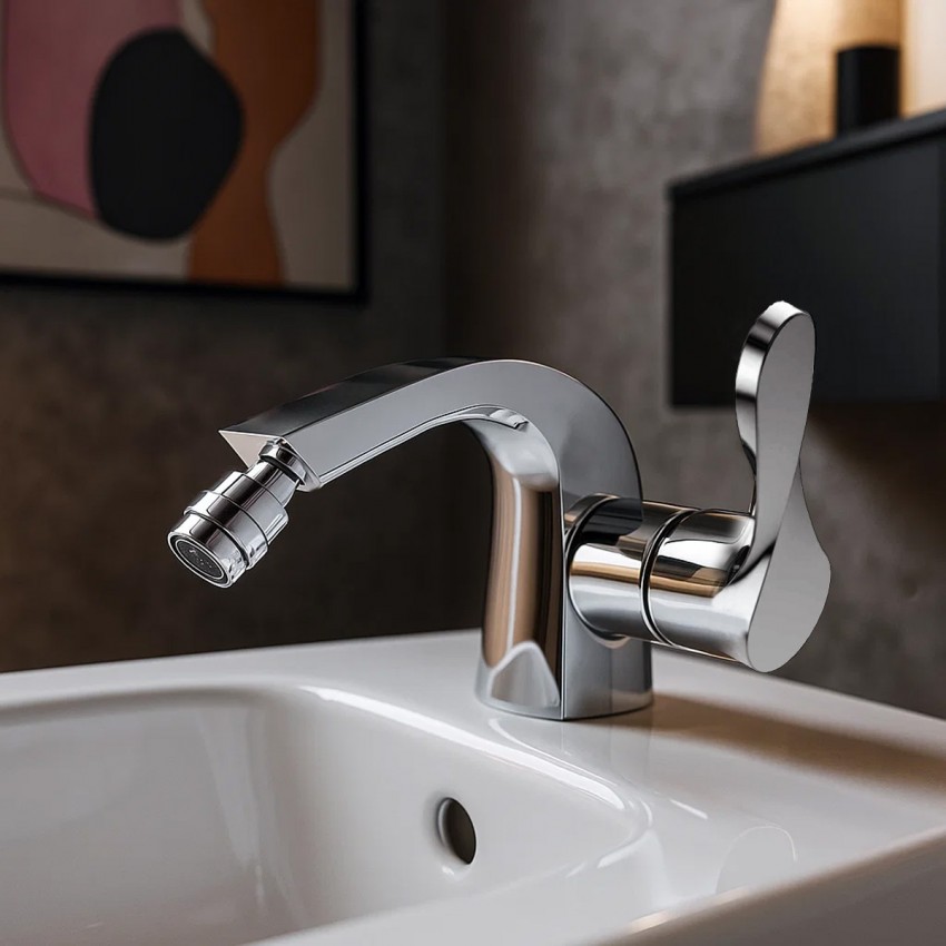 44316130 OPTIMA Змішувач д/біде з дон. клап. 01011100, хром (1 сорт) DEVIT фото 3