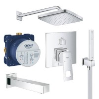 UA26417SC2 Eurocube Tempesta Cube 250 Набір для комплектації душу з виливом, 3 споживачі GROHE