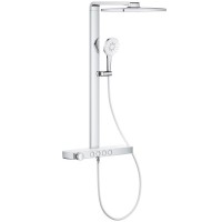 1009620000 RSH Aqua Pure Душова система, верхній душ дворежимний 400х230 мм, ручний душ трирежимний, хром (1 сорт) GROHE фото 1