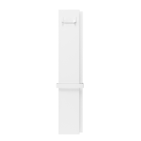 Радіатор електричний Whole Wall_2.0, з тримачем для рушників та халатів, Led-підсвітка, колір білий мат (1 сорт)