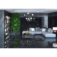 QI918P989M IMPERIUM BLACK (1 сорт) ALMERA CERAMICA-2 фото 2
