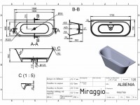 Ванна ALBENIA Miraggio MIRAGGIO фото 2