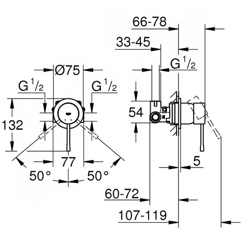 29197GN0 Essence New Змішувач прихованого монтажу, золото Brushed Cool Surise (1 сорт) GROHE фото 3