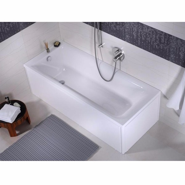 XWP3660000N Ванна акрилова прямокутна Rekord 160x70 см, біла, без ніжок (1 сорт) KOLO фото 1
