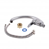 Змішувач для кухні Nicole 008F, Chrome (k35) LDNIC008FCRM21877 Lidz LIDZ фото 3