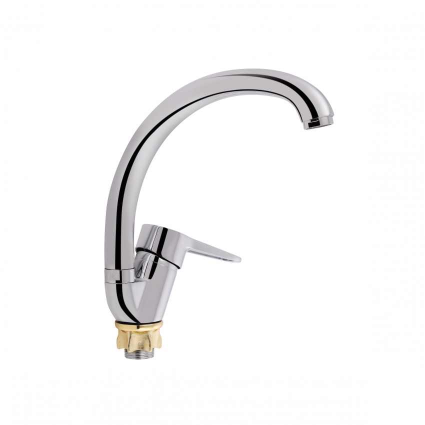 Змішувач для кухні Nicole 008F, Chrome (k35) LDNIC008FCRM21877 Lidz LIDZ