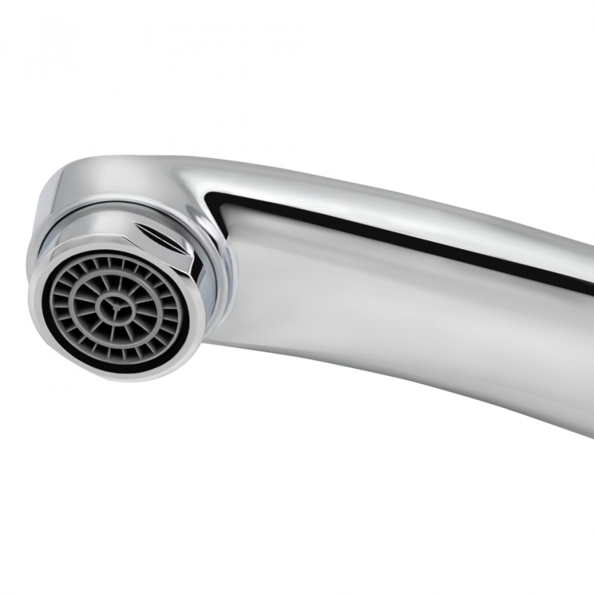 Змішувач для кухні Nicole 002M, Chrome (k35) LDNIC002MCRM21879 Lidz LIDZ фото 3