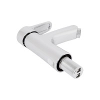 Змішувач для раковини низький Nicole 001F, Chrome (k35) LDNIC001FCRM21880 Lidz LIDZ фото 4