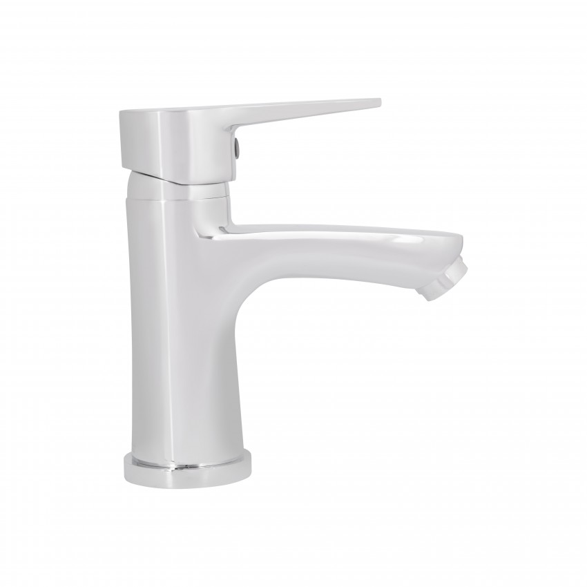 Змішувач для раковини низький Nicole 001F, Chrome (k35) LDNIC001FCRM21880 Lidz LIDZ фото 3