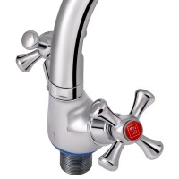 Змішувач для кухні Lamb 276F, Chrome двовентильний LDLAM276FCRM22019 Lidz LIDZ фото 4