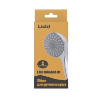 Лійка для ручного душу Niagara 01, d98 мм, Chrome округла LDNIA01CRM22034 Lidz LIDZ фото 3