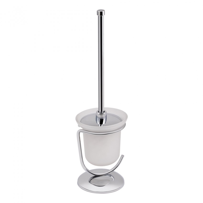 Йоржик підлоговий Oreo 0503, Chrome/White (матове скло) LDORE0503CRM22324 Lidz LIDZ