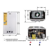Колонка газова димохідна 10 л EURO JSD20-10QB Thermo Alliance Thermo Alliance фото 1
