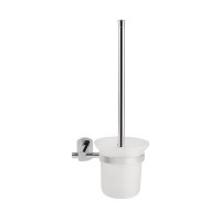 Йоржик підвісний Liberty, Chrome/White (матове скло) QTLIBCRM1157 Qtap