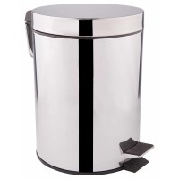 Відро для сміття Liberty, 5 л, Chrome QTLIBCRM1149 Qtap