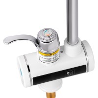 Проточний кран-водонагрівач кухонний Warm 058, White/Chrome для кухні LDWAR058WCR24985 Lidz LIDZ фото 2