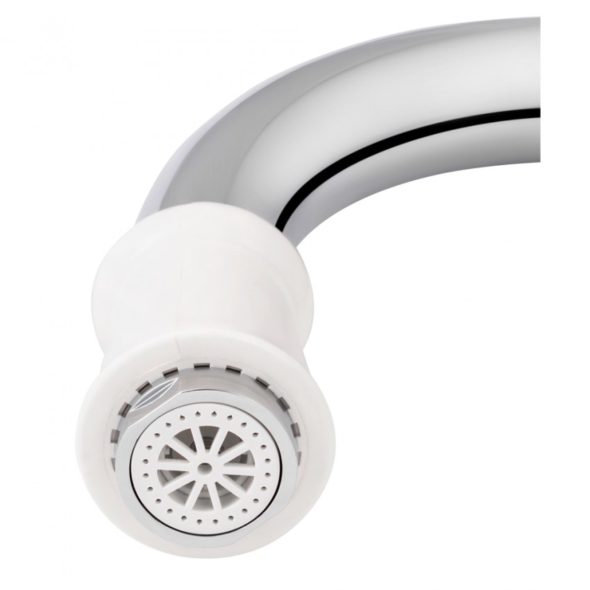 Проточний кран-водонагрівач кухонний Warm 058, White/Chrome для кухні LDWAR058WCR24985 Lidz LIDZ фото 4