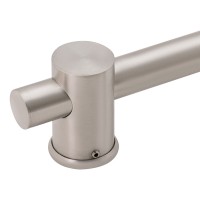 Душова стійка з тримачем універсальна Niagara 320, Nickel, 660 мм, округла LDNIA320NKS28543 Lidz LIDZ фото 2