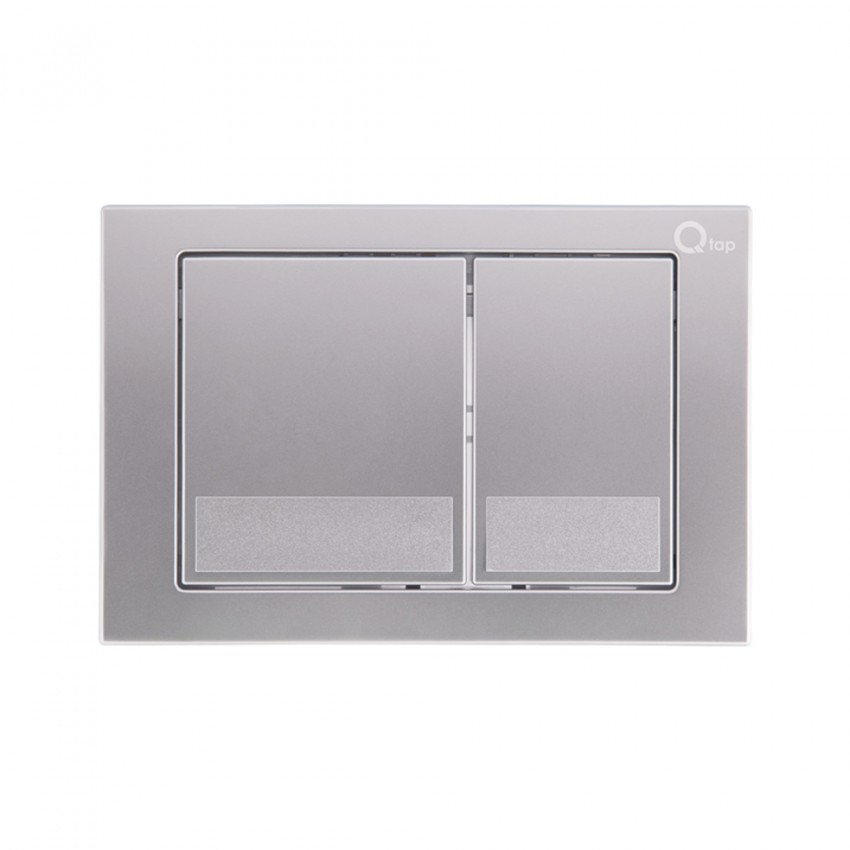 Клавіша змиву Nest 150x220x13 мм, Satin, квадратна QT0111M06029SAT Qtap QTAP