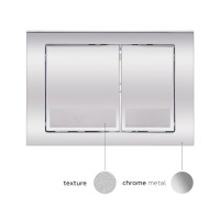 Клавіша змиву Nest 150x220x13 мм, Chrome, квадратна QT0111M06028CRM Qtap QTAP фото 3