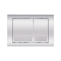 Клавіша змиву Nest 150x220x13 мм, Chrome, квадратна QT0111M06028CRM Qtap