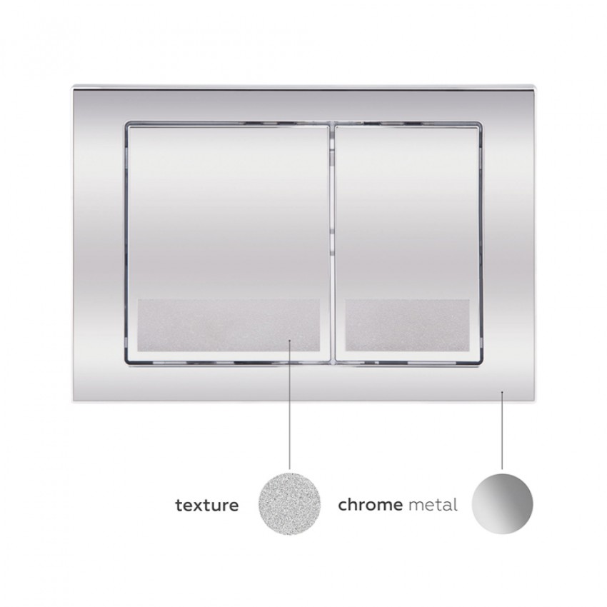 Клавіша змиву Nest 150x220x13 мм, Chrome, квадратна QT0111M06028CRM Qtap QTAP фото 3