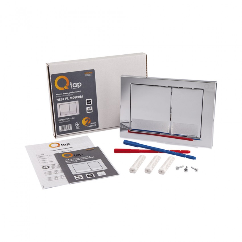 Клавіша змиву Nest 150x220x13 мм, Chrome, квадратна QT0111M06028CRM Qtap QTAP фото 4
