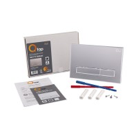 Клавіша змиву Nest 150x220x13 мм, Satin, лінійна QT0111M08382SAT Qtap QTAP фото 4