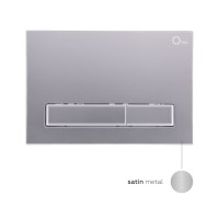 Клавіша змиву Nest 150x220x13 мм, Satin, лінійна QT0111M08382SAT Qtap QTAP фото 3