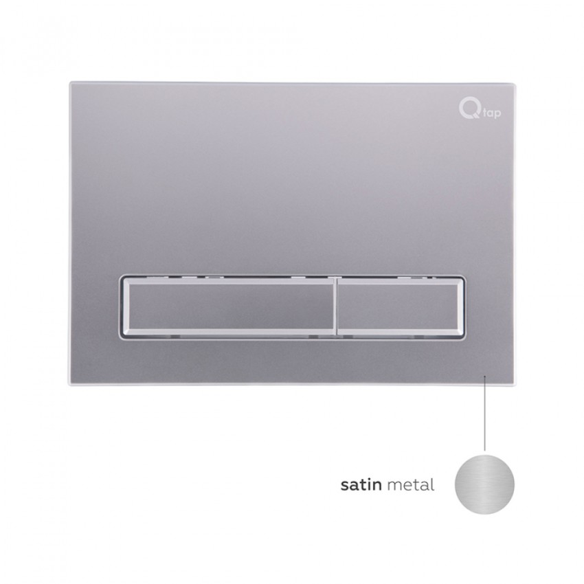 Клавіша змиву Nest 150x220x13 мм, Satin, лінійна QT0111M08382SAT Qtap QTAP фото 3