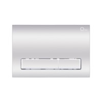 Клавіша змиву Nest 150x220x13 мм, Chrome, лінійна QT0111M08381CRM Qtap