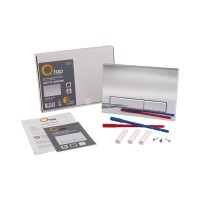 Клавіша змиву Nest 150x220x13 мм, Chrome, лінійна QT0111M08381CRM Qtap QTAP фото 4