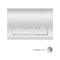 Клавіша змиву Nest 150x220x13 мм, Chrome, лінійна QT0111M08381CRM Qtap QTAP фото 3