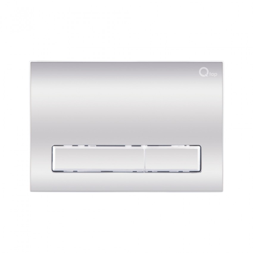 Клавіша змиву Nest 150x220x13 мм, Chrome, лінійна QT0111M08381CRM Qtap QTAP