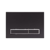 Клавіша змиву Nest 150x220x13 мм, Matt Black, лінійна QT0111M08V1091MB Qtap