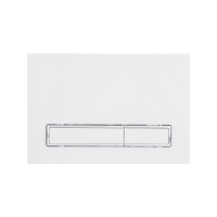 Клавіша змиву Nest 150x220x13 мм, White, лінійна QT0111M08V1384W Qtap