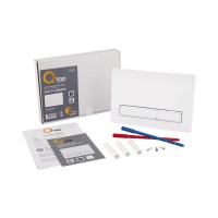 Клавіша змиву Nest 150x220x13 мм, White, лінійна QT0111M08V1384W Qtap QTAP фото 4