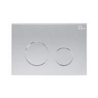 Клавіша змиву Nest 150x220x13 мм, Satin, кругла QT0111M11111SAT Qtap