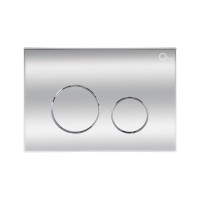 Клавіша змиву Nest 150x220x13 мм, Chrome, кругла QT0111M11112CRM Qtap