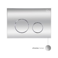 Клавіша змиву Nest 150x220x13 мм, Chrome, кругла QT0111M11112CRM Qtap QTAP фото 3