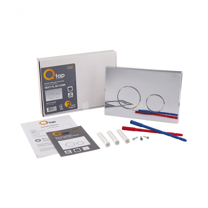 Клавіша змиву Nest 150x220x13 мм, Chrome, кругла QT0111M11112CRM Qtap QTAP фото 4